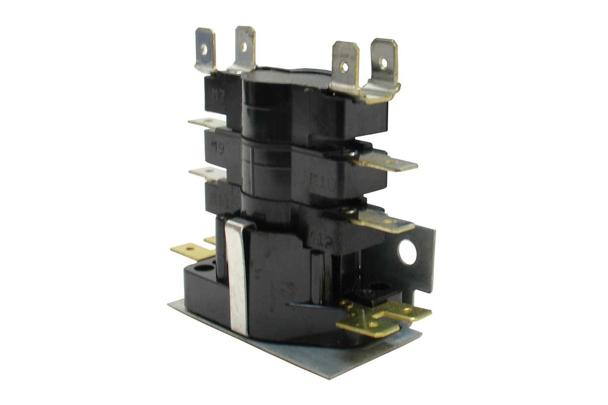 Rheem 42-23116-09, 24V Three Pole Single Throw Normally Open Sequencing Relay
