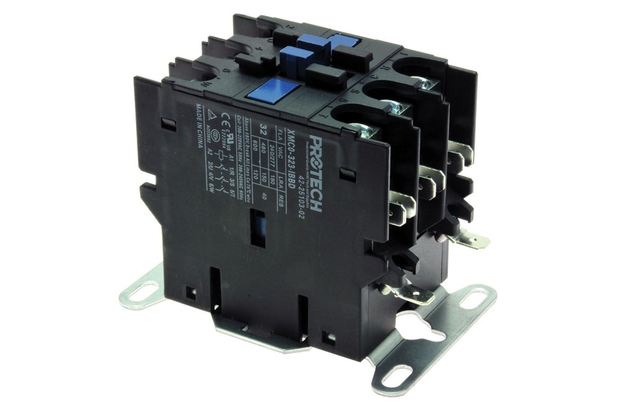 Rheem 42-25103-02, 3 Pole Contactor, 208/230V, 32A