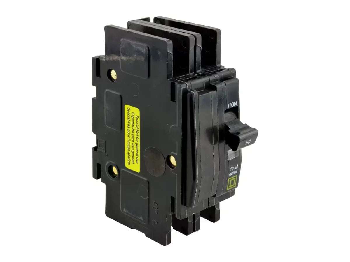 Rheem 425083, Circuit Breaker 50 A 2-Pole Din Ra