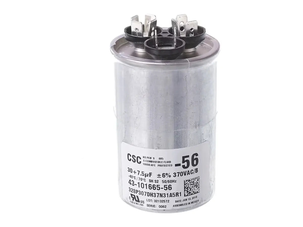 Rheem 43-101665-56, Cap 30/75/370 Dual Rnd