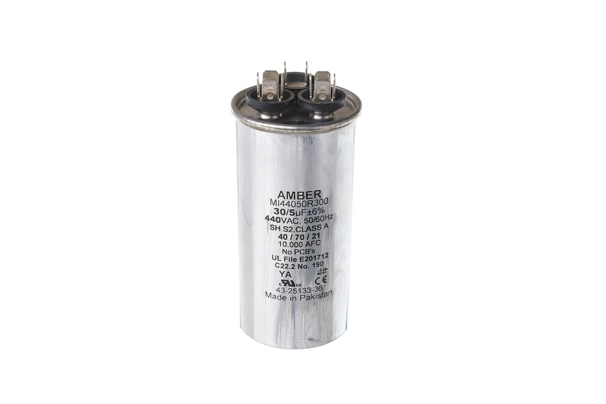 Rheem 43-25133-36, Dual Round Capacitor, 30/5 Microfarad, 440V AC