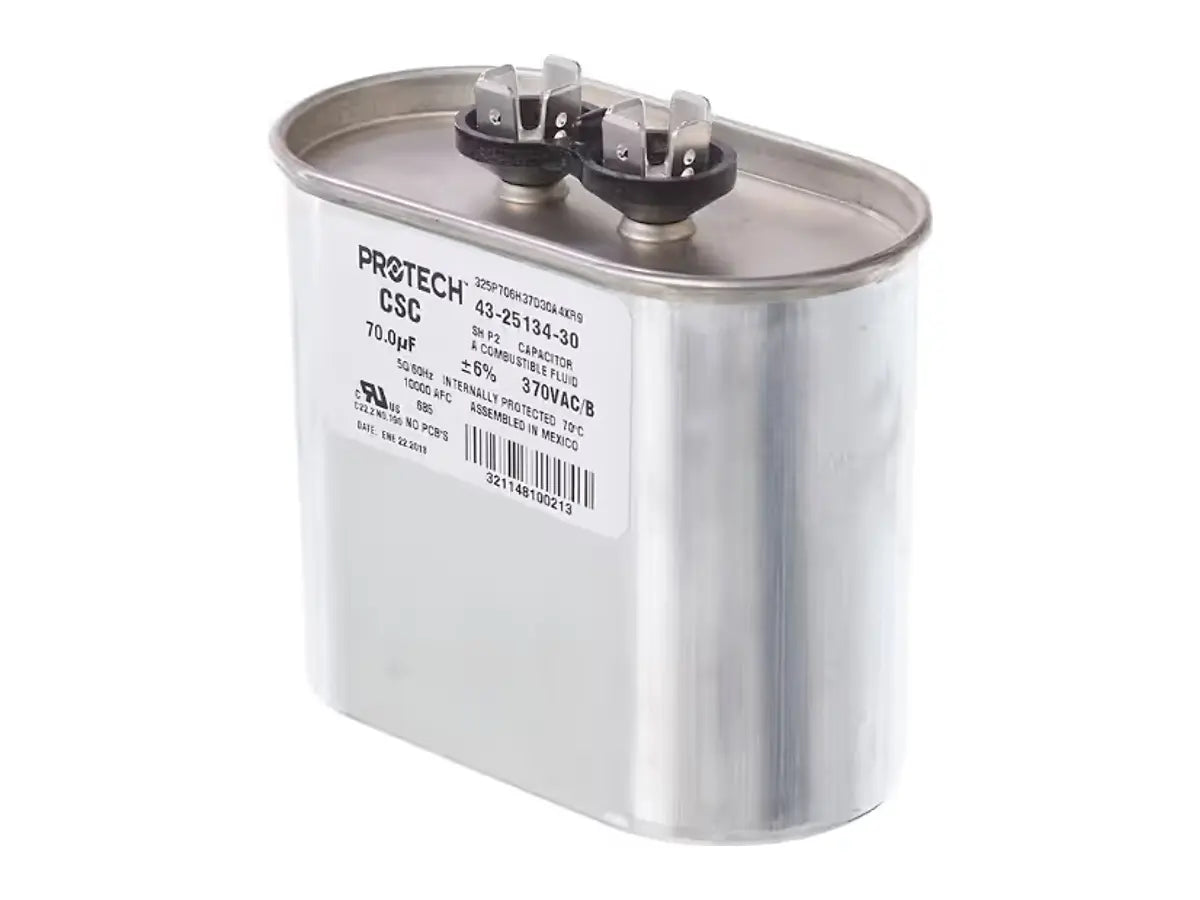 Rheem 43-25134-30, Capacitor 70/370 Single Oval