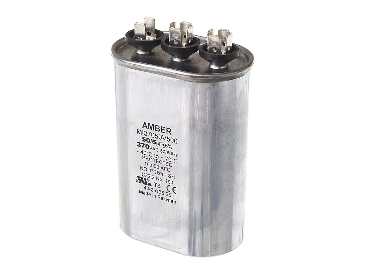 Rheem 43-25135-26, Capacitor, 50/5/370, Dual Oval