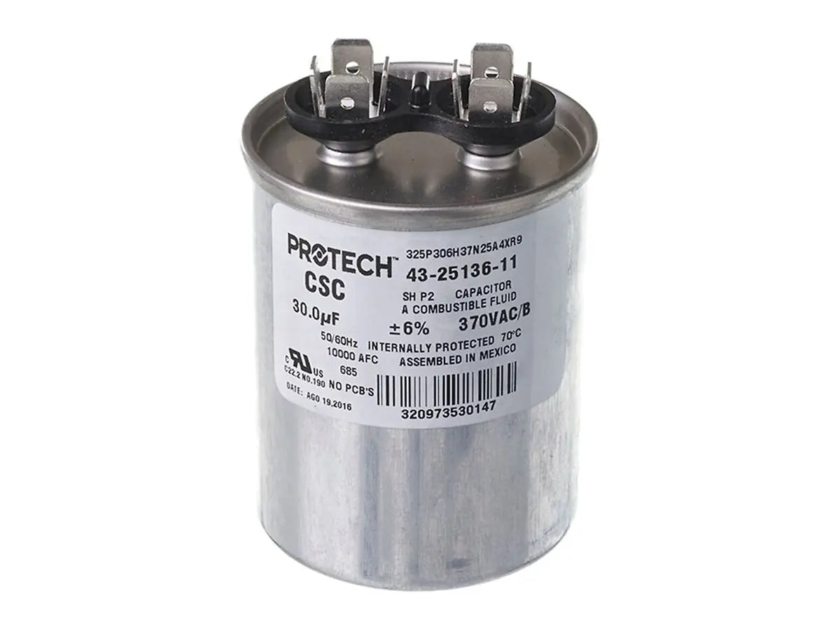 Rheem 43-25136-11, Cap, 30/370 Single Rnd