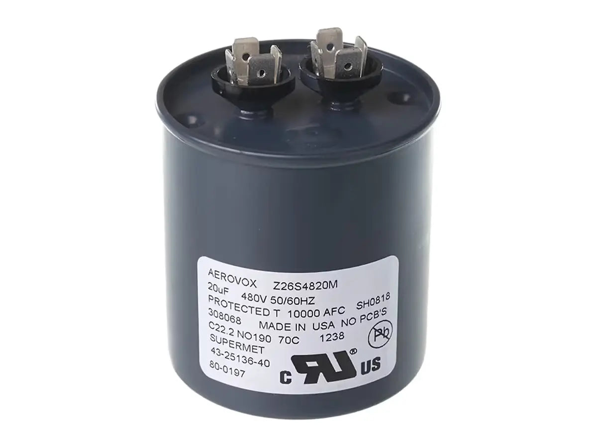 Rheem 43-25136-40, Capacitor 20/440 Single Round