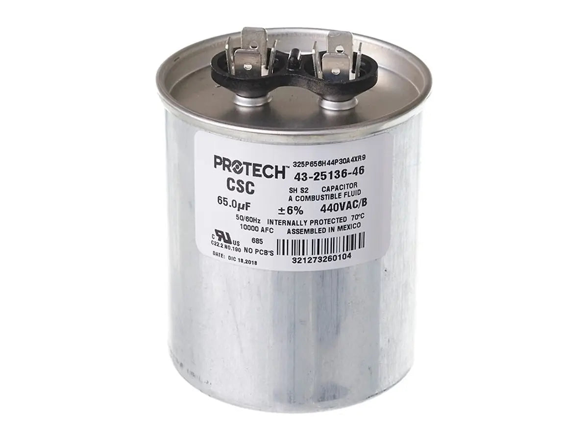 Rheem 43-25136-46, Cap 65/440 Single Rnd