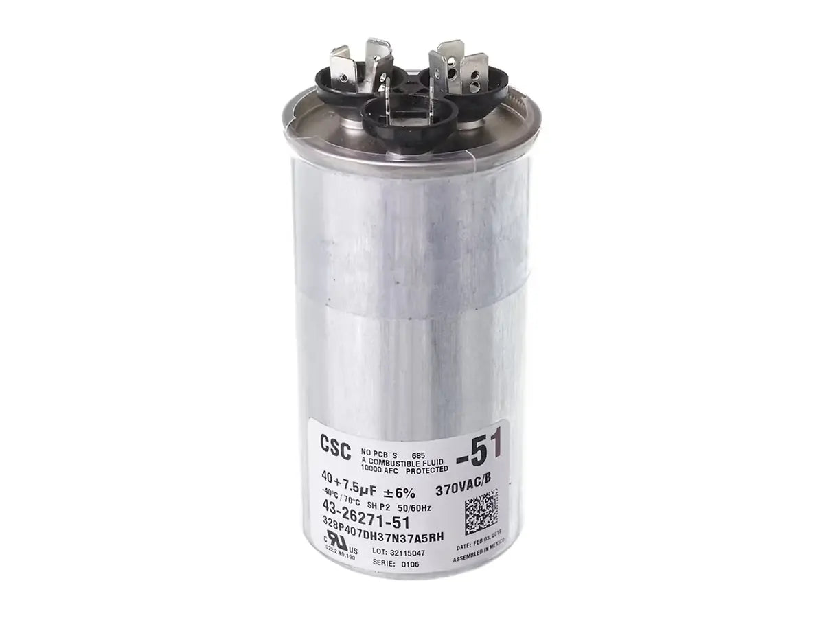 Rheem 43-26271-51, Cap - 40/75/370 Dual Rnd