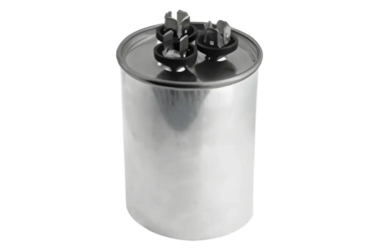 Rheem 43-101665-64, Dual Round Capacitor, 70/15/370 Voltage