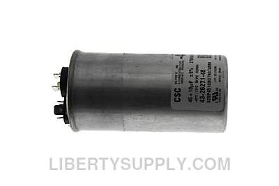 Rheem 43-26271-48, 45/10 MFD 370V Round Run Capacitor