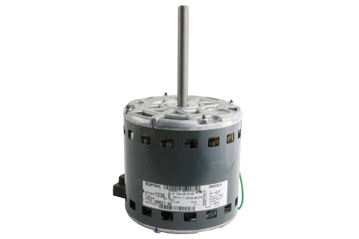 Rheem 51-100837-04, Half HP Motor, 208 to 230V AC, Dual Speed at 1075 RPM