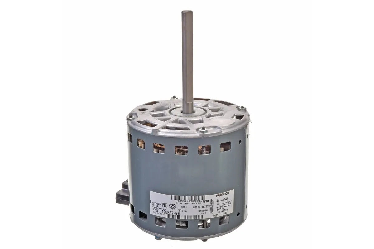 Rheem 51-100837-08, 1/2 HP Motor, 460V AC, Dual Speed at 1075 RPM