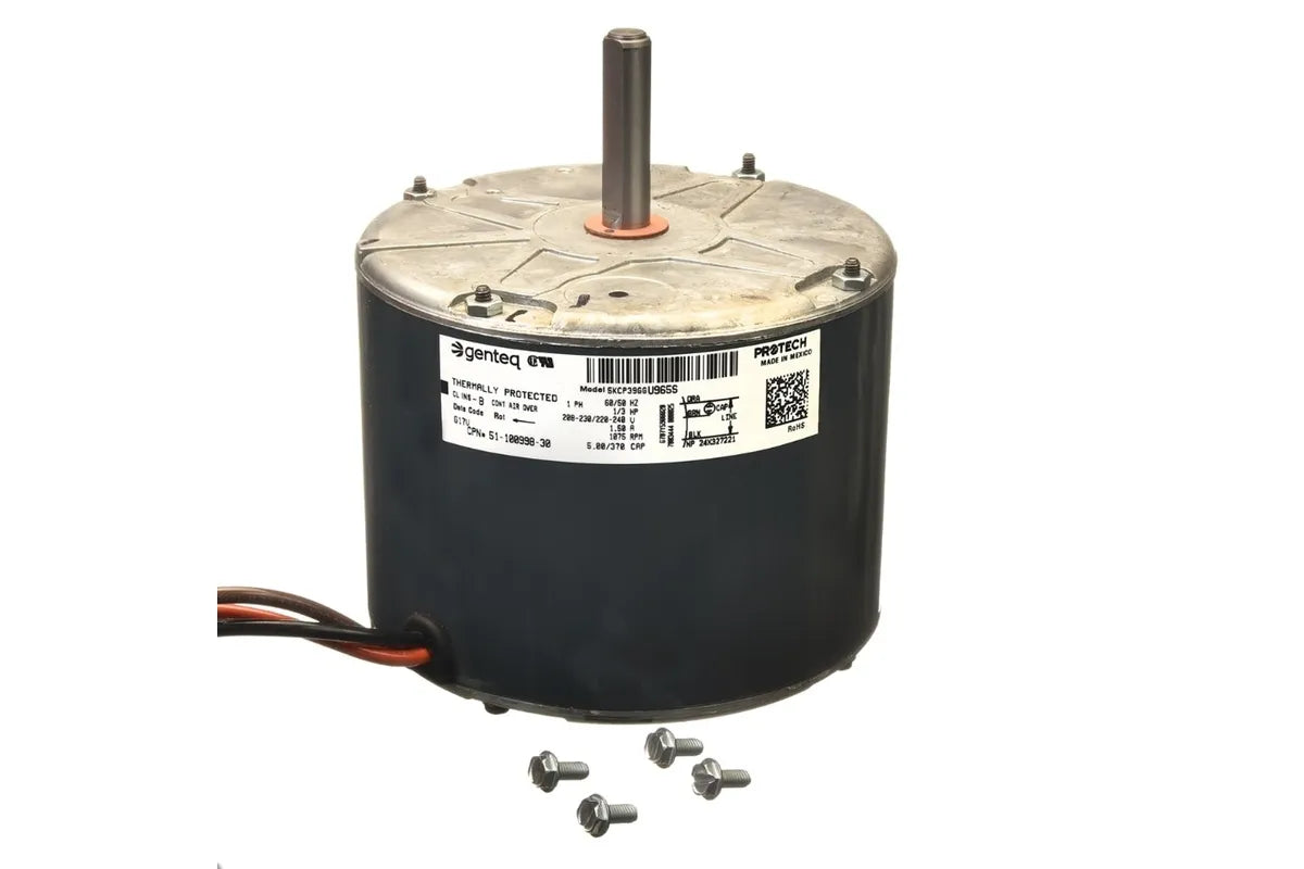 Rheem 51-100998-30, 1/3 HP Motor, 208-230V AC, Speed of 1075 RPM