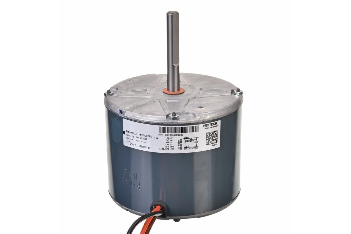 Rheem 51-100998-31, 1/3 HP Condenser Motor, 1075 RPM, 460V