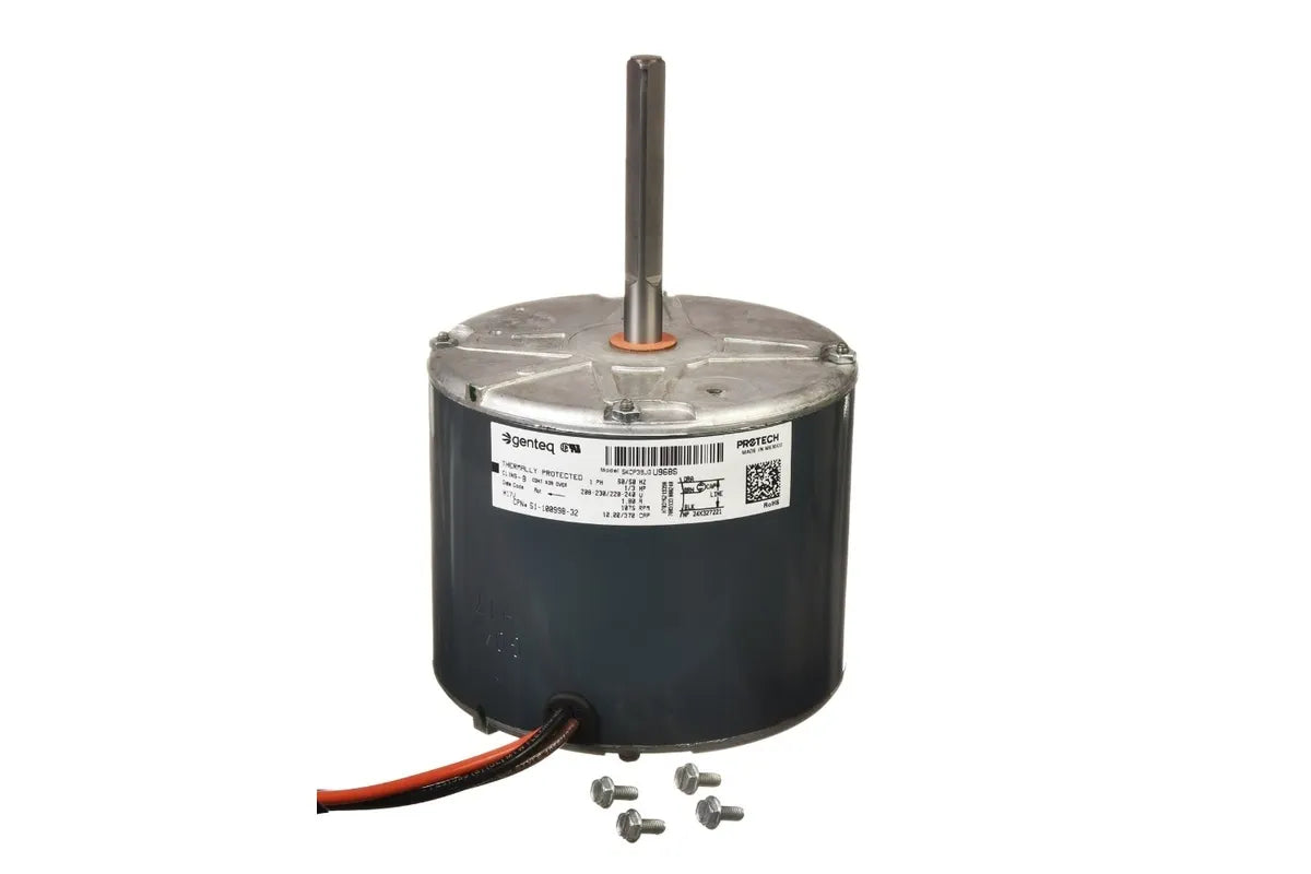Rheem 51-100998-32, 1/3 HP Motor, 208-230V AC, Speed of 1075 RPM