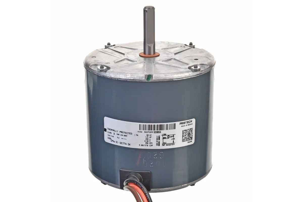 Rheem 51-101774-34, 1/5 HP, 460V Single Phase Fan Motor