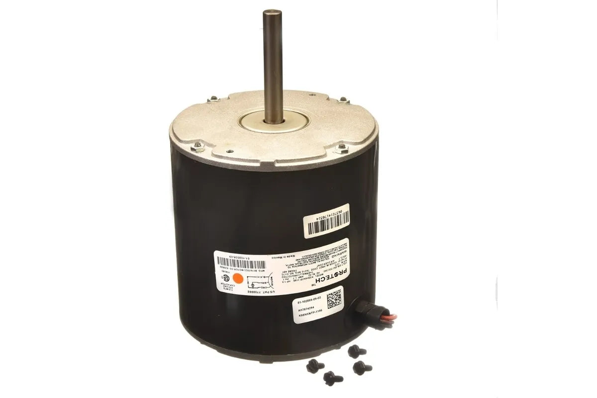 Rheem 51-102008-09, 1/3 HP Condenser Motor, 208/230V Single PH, 1075 RPM