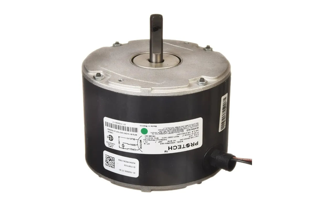 Rheem 51-102008-17, 1/8 HP Condenser Motor, 208-230V, 1075 RPM