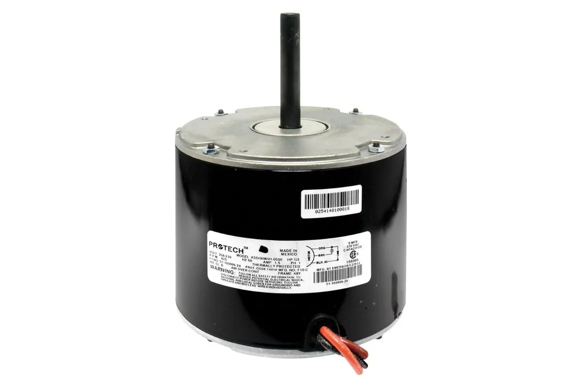 Rheem 51-102500-10, 1/3 HP Motor, Single Phase, 208-230V AC, 825 RPM
