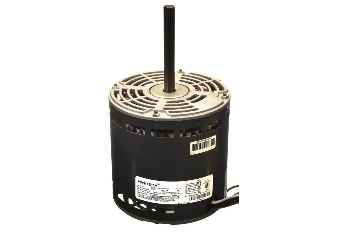 Rheem 51-104940-01, 115V, Half HP Motor, 1050 RPM, Quad Speed CCW