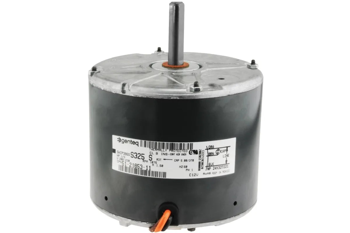 Rheem 51-21853-11, 1/3 HP Motor, 208-230V AC, Speed of 1075 RPM