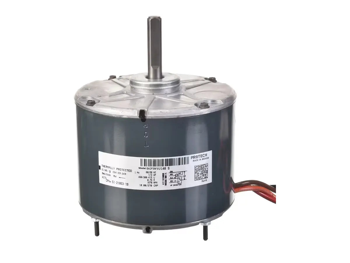 Rheem 51-21853-19, 1/3 HP, 1725 RPM, Exhaust Fan Motor