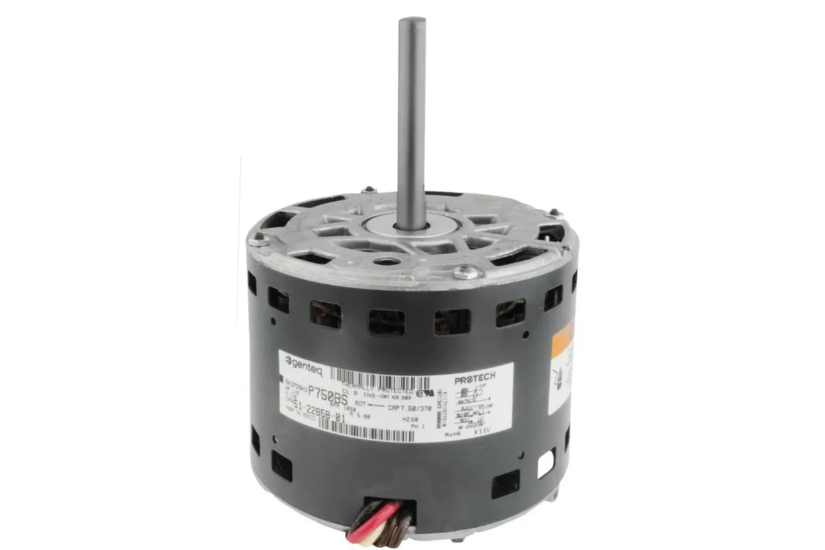 Rheem 51-22858-01, 1/2 HP Motor, 120V AC, Three Speeds at 1075 RPM
