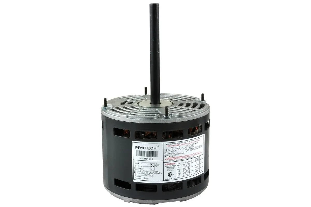 Rheem 51-23014-31, 1/4 HP Motor, 120V AC Power Supply, Speed of 1075 RPM