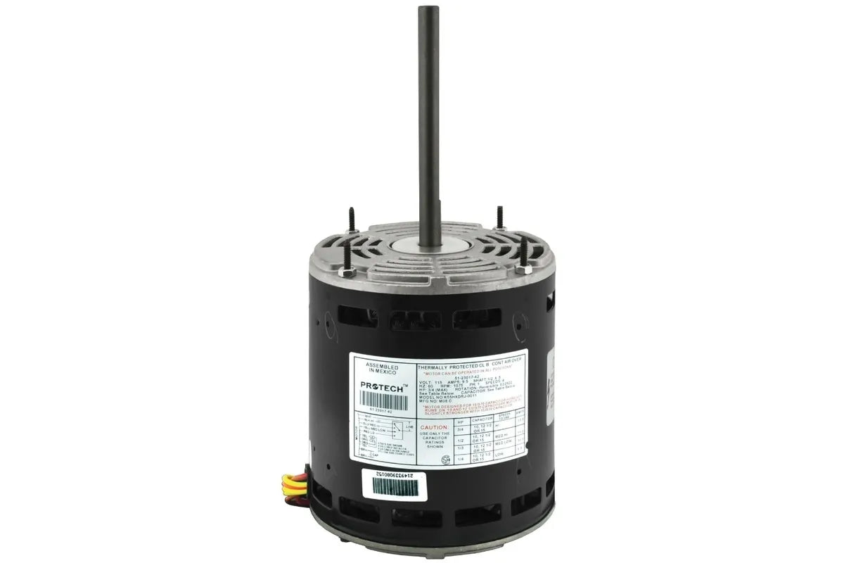 Rheem 51-23017-42, 1/4 -3/4 HP Motor, 120V AC,1075 RPM Speed ,48 Frame Size
