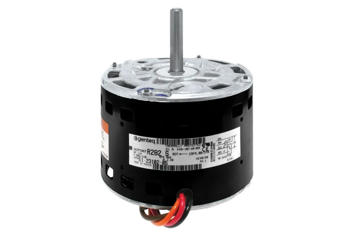 Rheem 51-23102-05, 1/8 HP Motor, 208/230 V AC, Dual Speed at 825 RPM, Frame Size 48