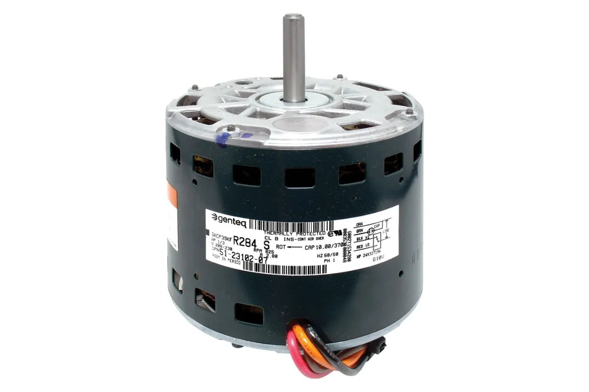 Rheem 51-23102-07, 1/3 HP Motor, 208-230V AC, Dual Speed at 825 RPM and Frame Size of 48
