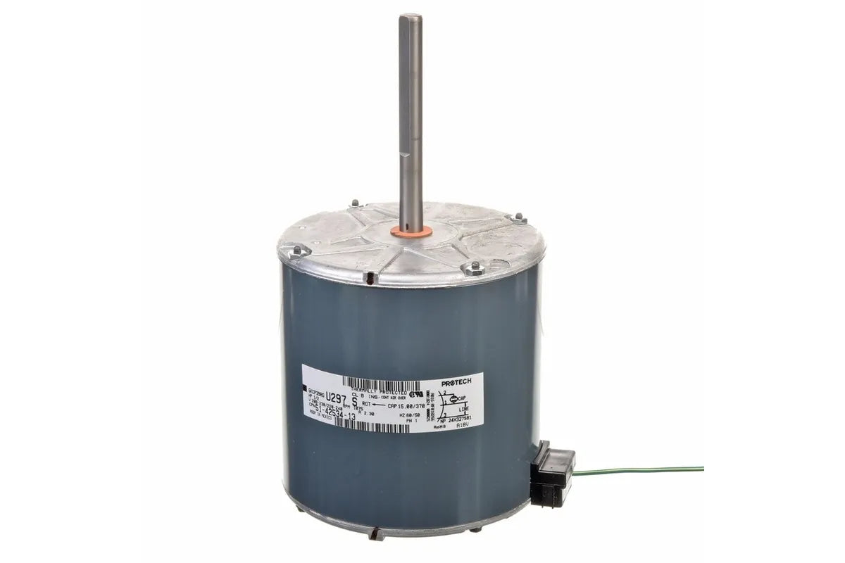 Rheem 51-42534-13, 1/2 HP Condenser Motor, 208-230V, 1075 RPM