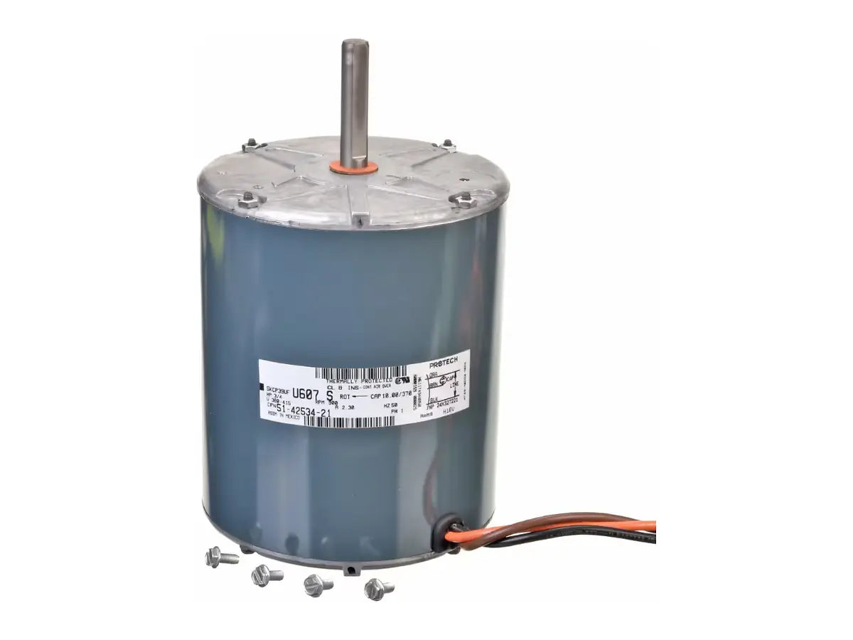 Rheem 51-42534-21, Cond Motor, 3/4 HP, 380-415/1/50