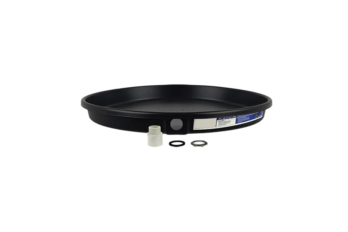 Rheem 60082 Plastic Drain Pan, 24 Inch Diameter