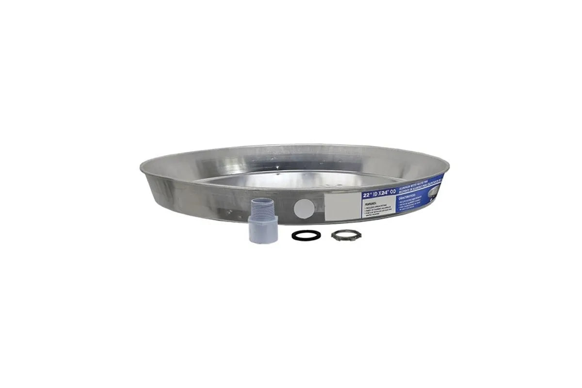 Rheem 60086 Water Heater Aluminum Drain Pan, 22" Diameter