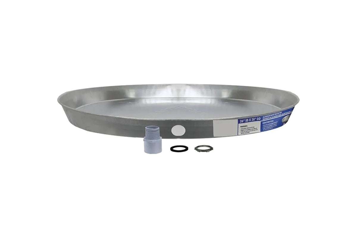 Rheem 60089 Water Heater Aluminum Drain Pan, 26" Diameter