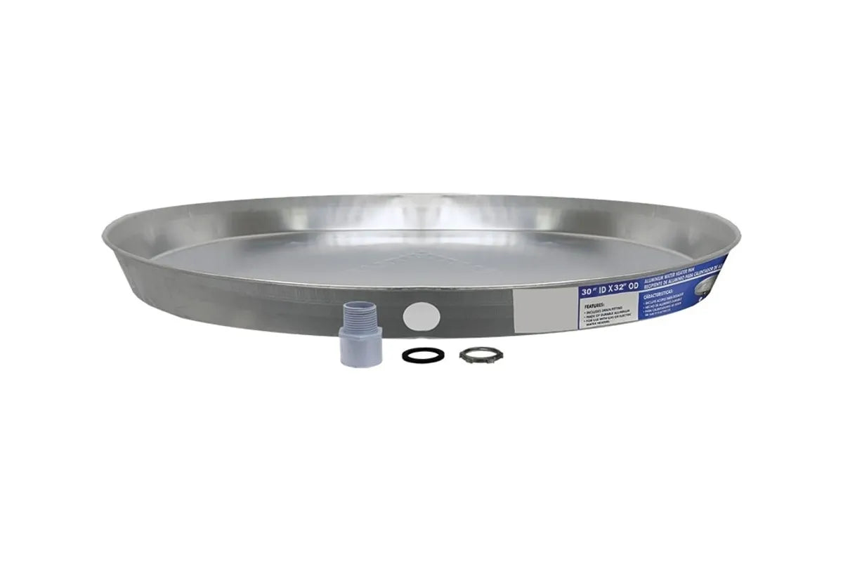 Rheem 60094 Aluminum Water Heater Drain Pan, 30" Diameter