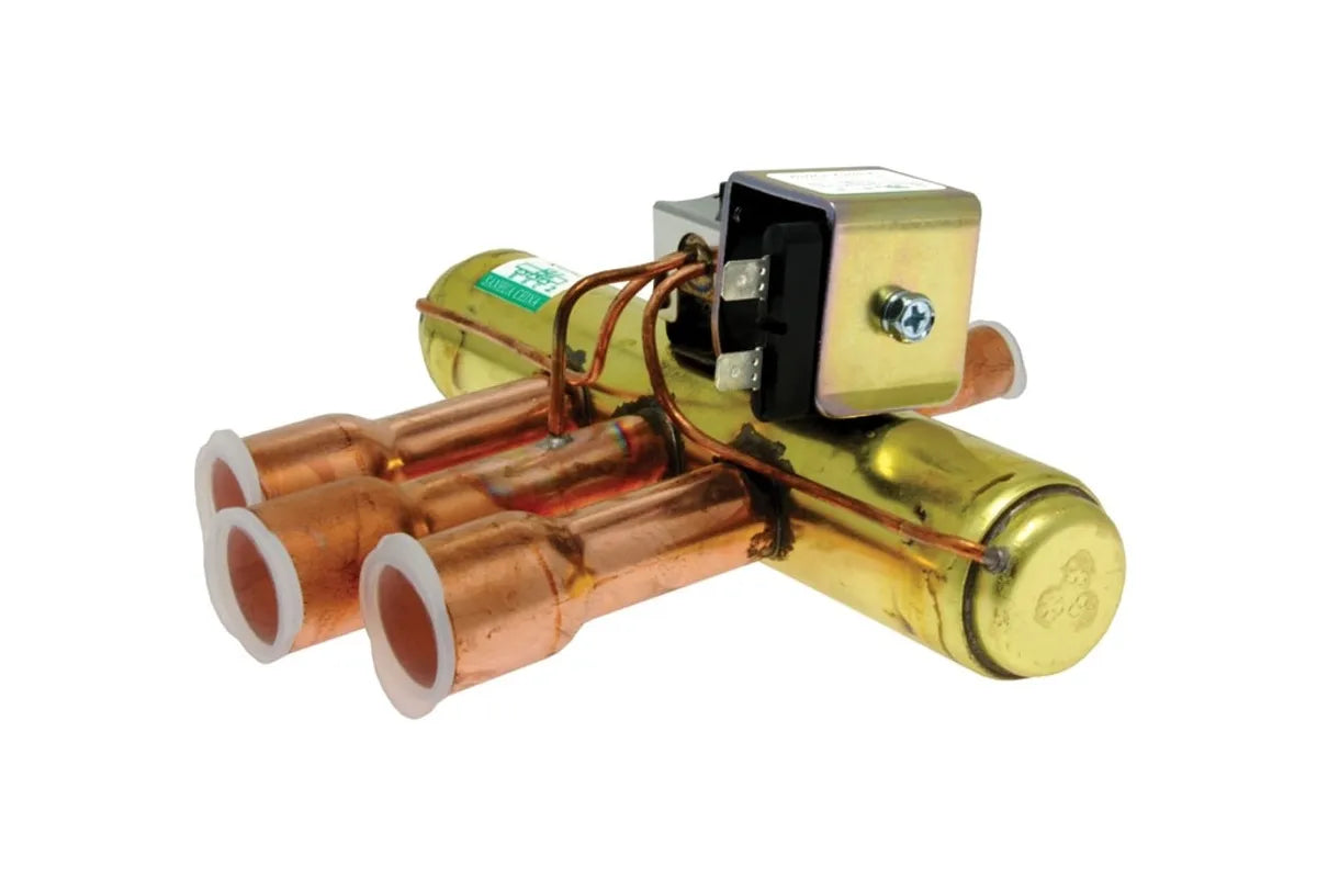 Rheem 61-102498-06, 7/8x1/2 Inch, 24V Reversing Valve for 3.3 to 6.6 Ton Units