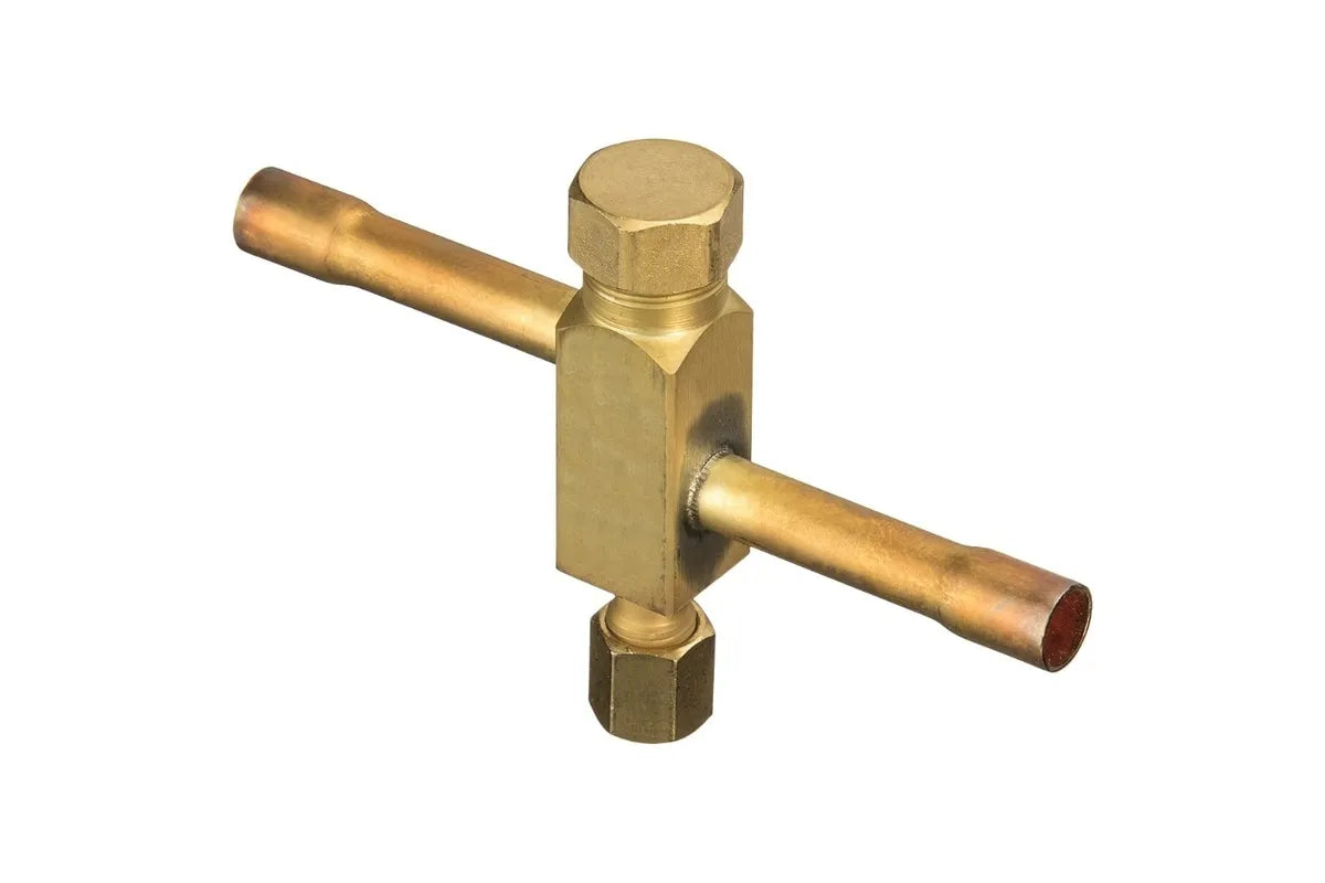 Rheem 61-21368-25, 3/8" Swt Service Valve, Rated at 600 PSI