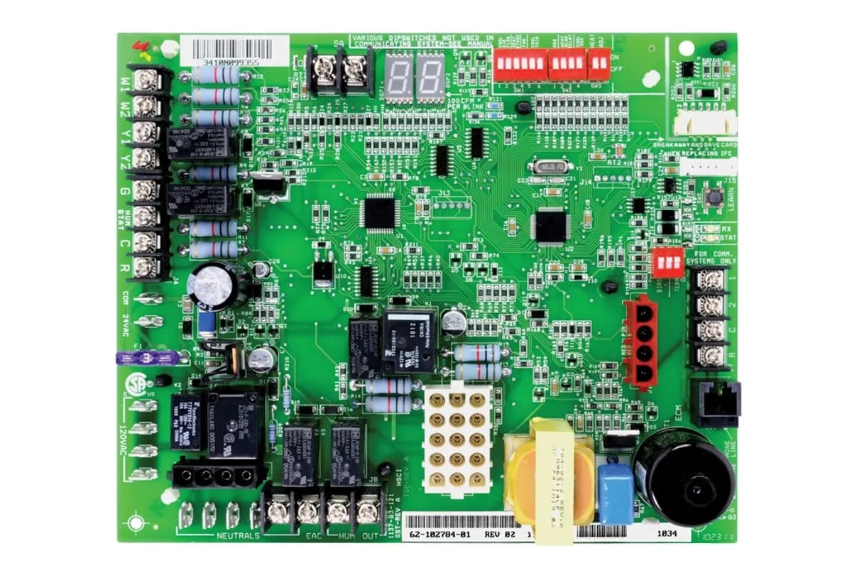 Rheem 62-102784-01 Integrated Furnace Control Board