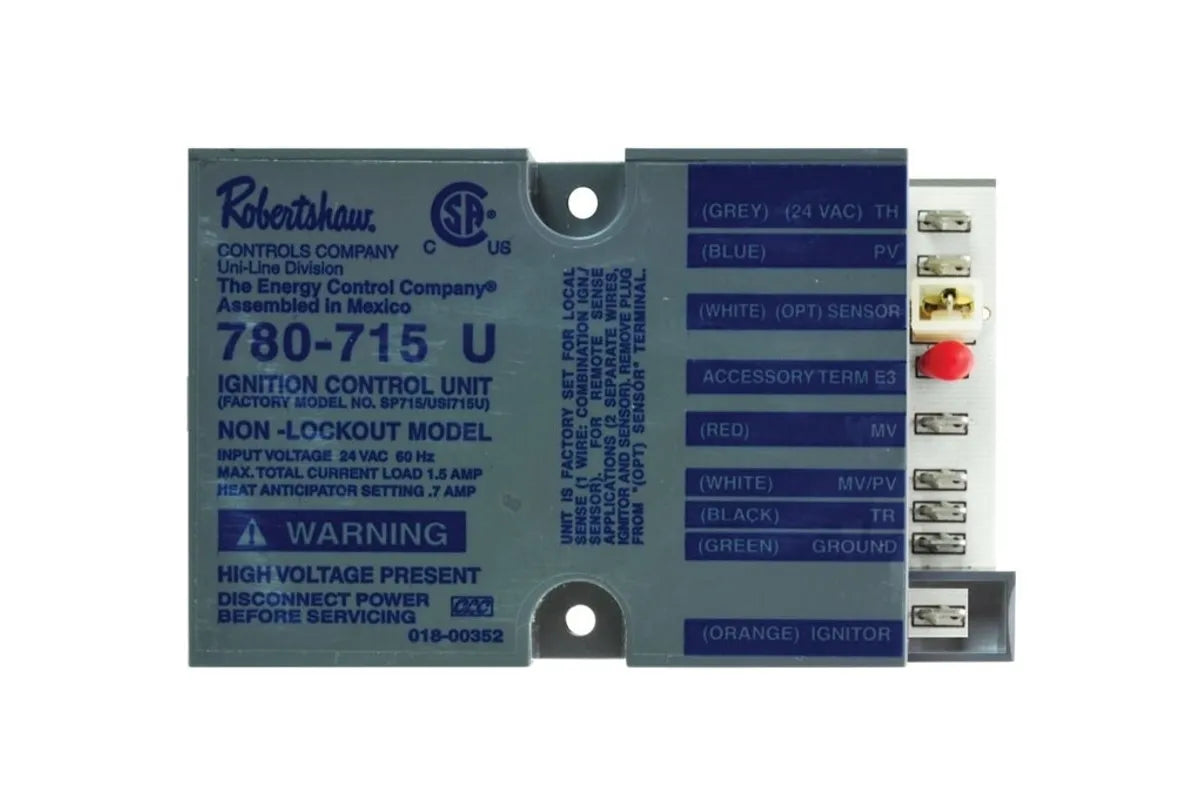 Rheem 625010, 24V IP Ignition Module, Zero Pressure Indicator