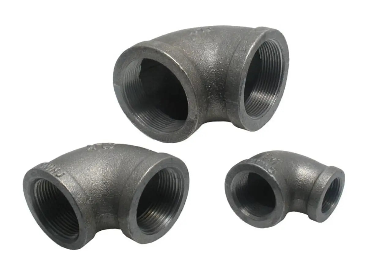 Rheem 660103, Black Elbow 1/2 In 90 Deg