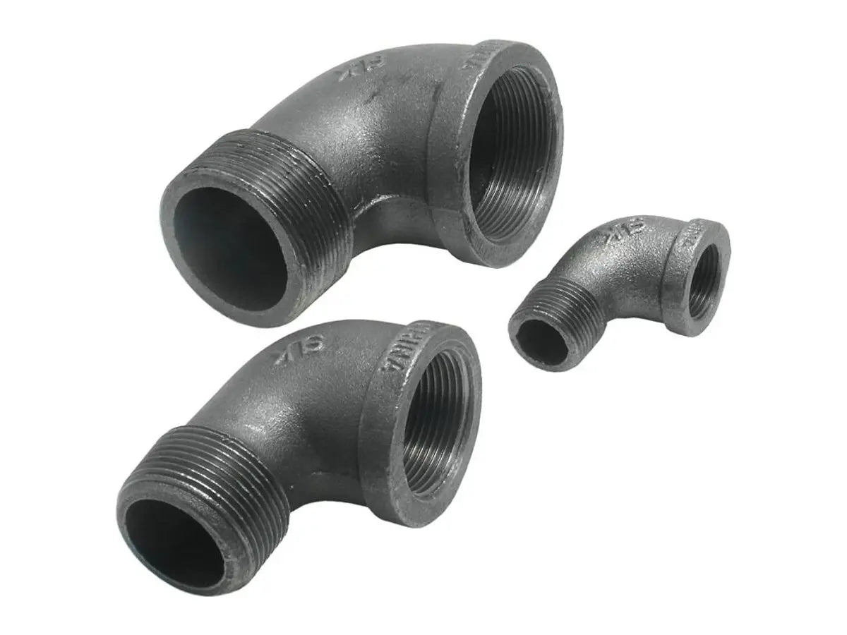 Rheem 660124, Black Street Elbow 3/4 in 90 Deg