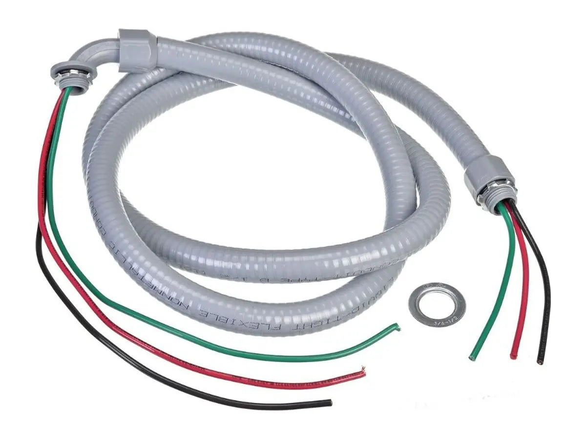 Rheem 849040, Hvac Whip 1/2" x 6' 10 AWG Groun
