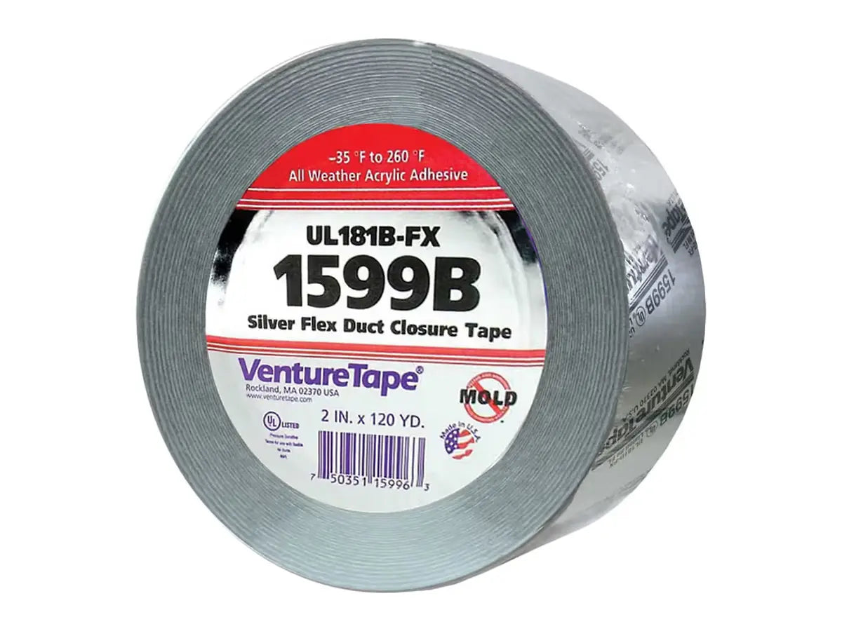 Rheem 864034, Duct Tape 2" x 120 Yards Silver