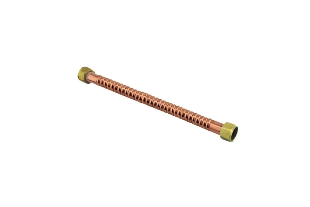 Rheem AP10505 Flexible Water Connector, Copper 3/4 Inch, 15 Inches Long
