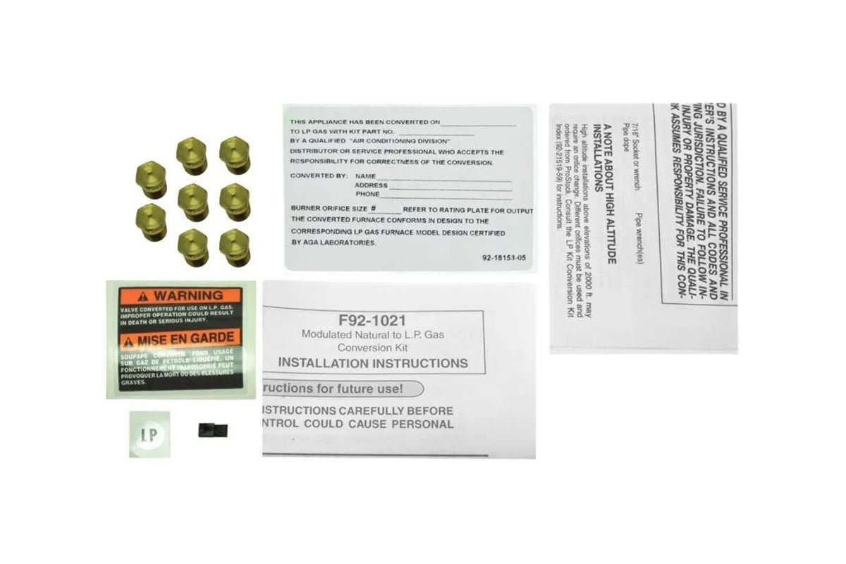 Rheem FP-27 Natural Gas to Liquid Propane Conversion Kit