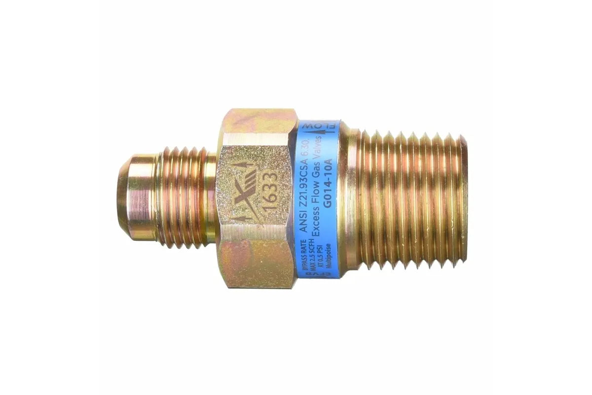 Rheem G014-10A 3/8" OD Flare x 1/2" MIP Connector