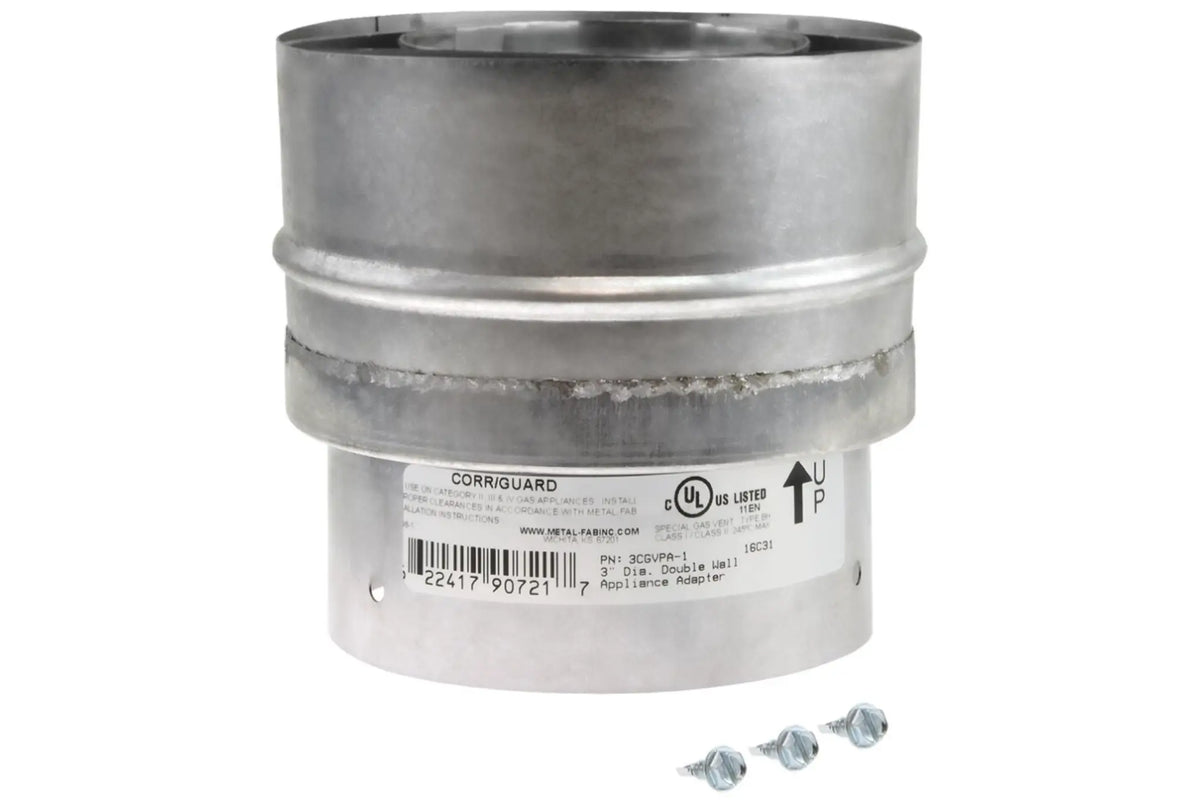 Rheem RTG20144-3, 3 to 5 Inch Adapter