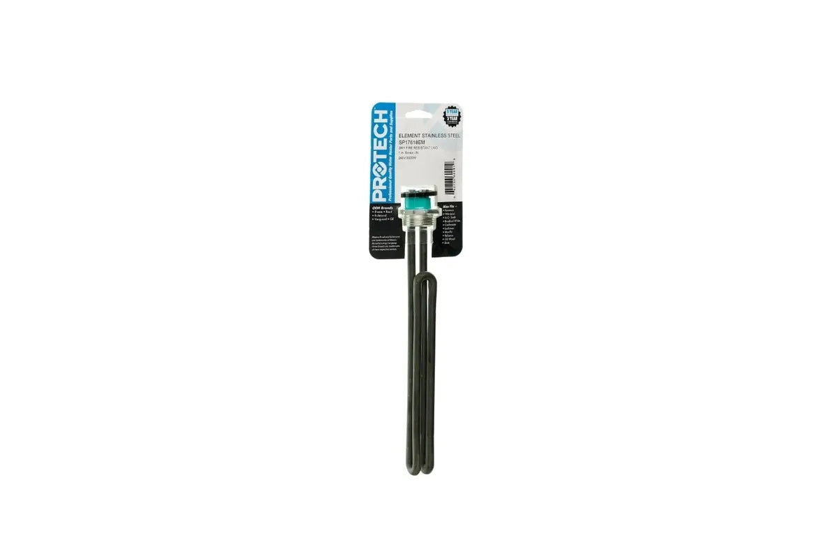 Rheem SP17618EM, 240V/3000W Stainless Steel Element with 1" Screw