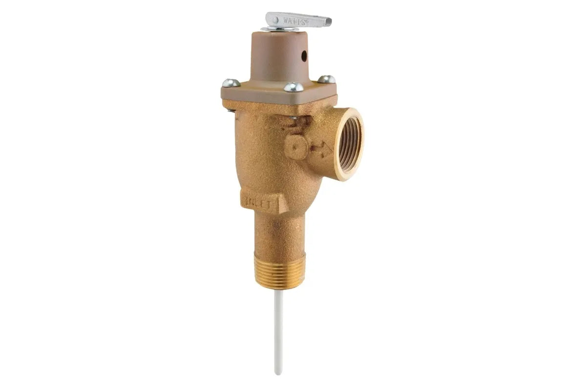 Rheem SP9012B 1" Male x Female, 150 PSI, 500000 BTU Temperature & Pressure Valve